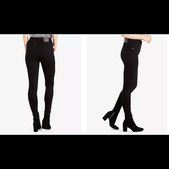 Mile-high black Levi’s skinny jeans - Picture 2 of 9